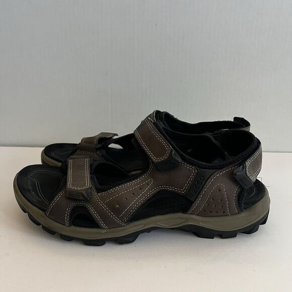 Ecco Yucatan Sandals Mens Shoes Brown Black Offroad Hiking Slingback EU 45 US 11 main image 9